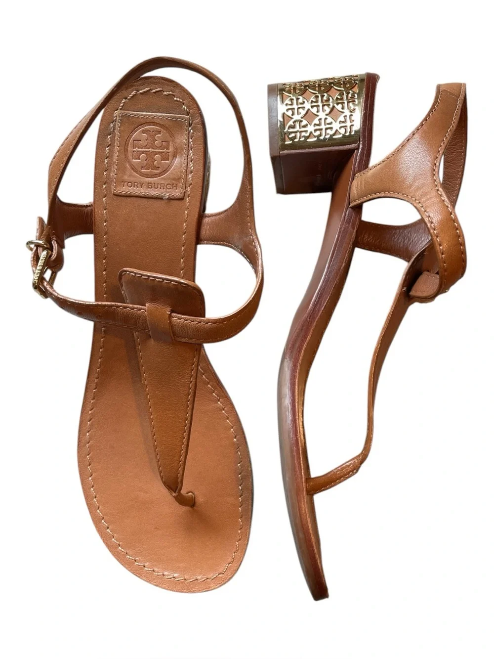 Tory Burch Audra Sandals | Vintage Vachetta